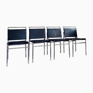 EileChairs in Tubular Steel by Eileen Gray for Classicon, Set of 4