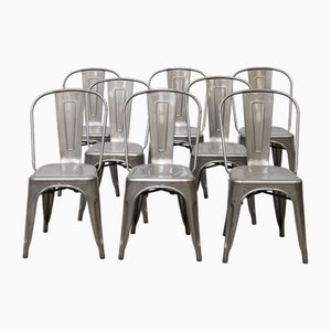 Industrial Metal Chair, 2010s, Set of 8