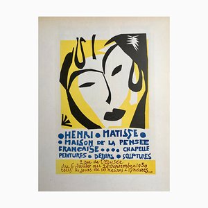 Henri Matisse, Pinturas-Dibujos-Esculturas, Litografía original, 1959