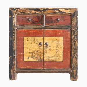Northern Chinese Lacquered Elm Cabinet, 1900s