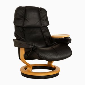 Reno Leather Armchair in Black from Stressless