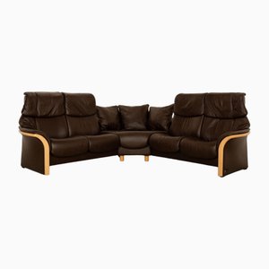 Eldorado Leather Corner Sofa in Brown from Stressless