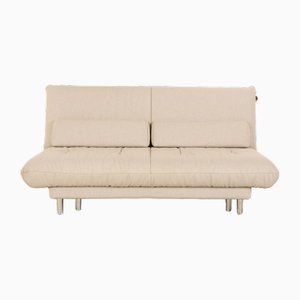 Fabric Two-Seater Light Grey Sofabed from Brühl Quint