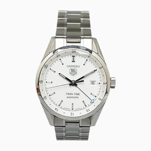 Automatic Stainless Steel Carrera Twin-Time Watch from Tag Heuer
