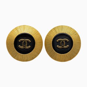 CC Clip-On Earrings from Chanel, Set of 2