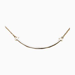 18K T Smile Pendant Necklace from Tiffany & Co.