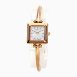 Square Face Bangle Shell Watch from Gucci