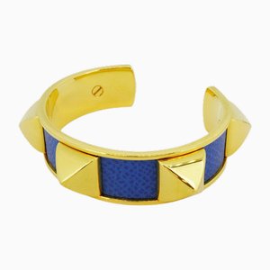 Bangle in Plated Leather from Hermes