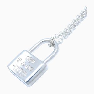 Cadena Lock Necklace with Key Motif in Silver 925 from Tiffany & Co.