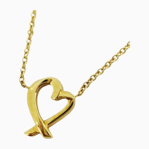 Loving Heart Necklace in Yellow Gold from Tiffany & Co.