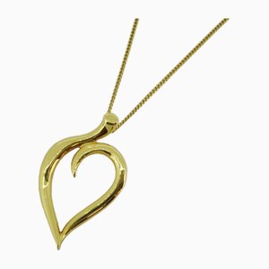 Yellow Gold Leaf Necklace from Tiffany & Co.