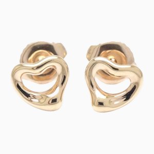 Heart Elsa Peretti Pink Gold Earrings from Tiffany & Co., Set of 2