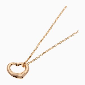 Collana con cuore in oro rosa 18k di Tiffany & Co.