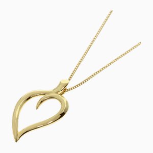 18k Yellow Gold Leaf Necklace from Tiffany & Co.