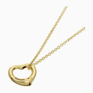 Collar con forma de corazón de diamantes en oro amarillo de Tiffany & Co.