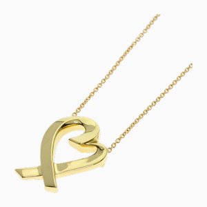 Yellow Gold Loving Heart Necklace from Tiffany & Co.