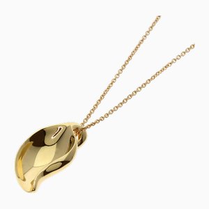 Yellow Gold Leaf Necklace from Tiffany & Co.