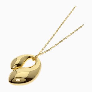 Yellow Gold Double Teardrop Necklace from Tiffany & Co.