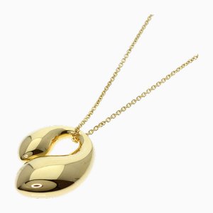 Yellow Gold Double Teardrop Necklace from Tiffany & Co.
