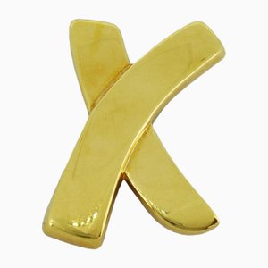 Yellow Gold Brooch Kiss from Tiffany & Co.