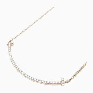 Small Diamond T Smile Necklace fom Tiffany & Co.