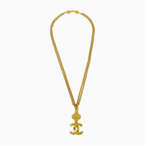 CC Gold Chain Pendant Necklace from Chanel