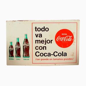 Spanisches Coca Cola Schild, 1960er