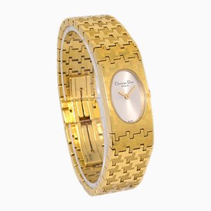 Goldene Uhr von Christian Dior