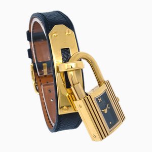 Kelly Watch Black Courchevel from Hermes