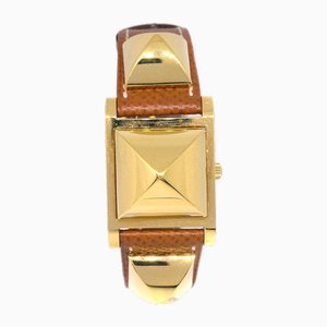 Medor Watch Brown Courchevel from Hermes