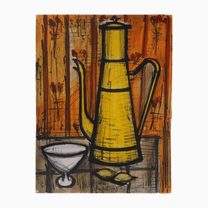 Bernard Buffet, The Yellow Coffee Pot, 1960, Lithographie