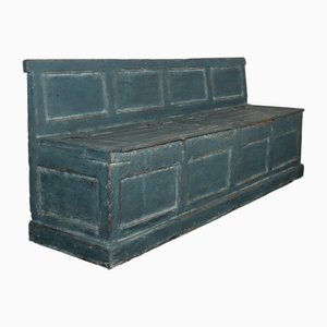 Vintage English Painted Storage Bench