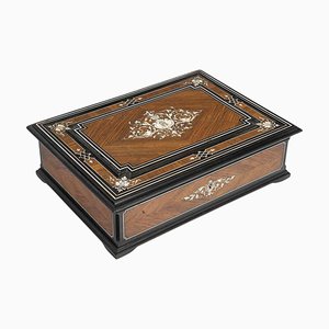Antique Marquetry Token Box by Paul Sormani
