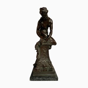 Nu Féminin, 1840, Sculpture En Bronze