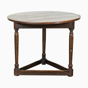 18th Century English Oak Cricket Table, 1790s