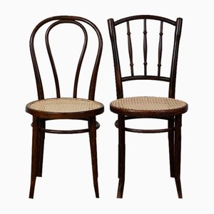 Antique Bistro Chairs from Thonet, Set of 4