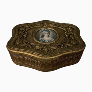 Caja de bronce de estilo Luis XVI, siglo XIX