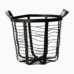 Vintage Mesh Wire Basket, 1960