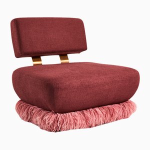 Ostrich Fluff Lounge Chair by Egg Designs
