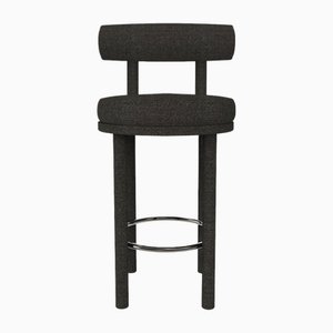 Chaise de Bar Collector Moderne Moca en Tissu Safire 02 par Studio Rig