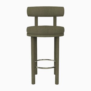 Collector Modern Moca Bar Chair in Safire 05 Fabric by Studio Rig