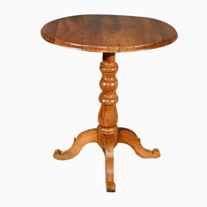 Small 19th Century Louis Philippe Walnut Pedestal Table