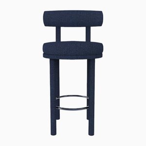 Moderner Collector Moca Bar Chair aus Safire 11 Stoff von Studio Rig