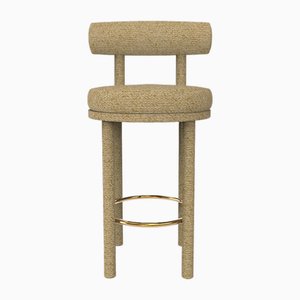 Collector Modern Moca Bar Chair in Safire 16 Fabric by Studio Rig