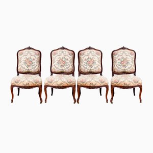 Mid-19th Century Louis XV Napoleon III Chairs, Set of 4