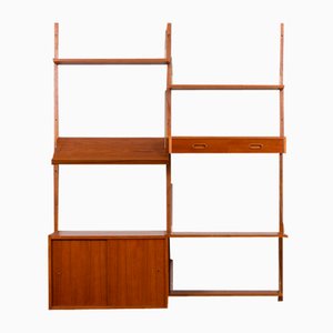 Mid-Century Modular Wall Unit by in the style of Poul Cadovius, Denmark, 1960s