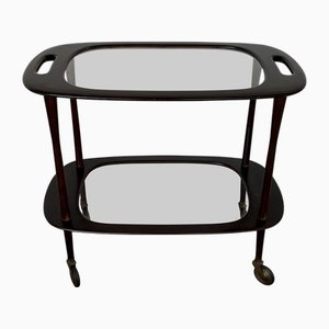 Mahogany Bar Food Trolley by Cesare Lacca, 1950