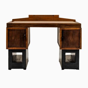 Amsterdam School Cubist Desk by Anton Hamaker for T Woonhuys, 1930s
