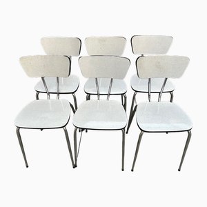 Formica Stühle, 1950er, 6 . Set