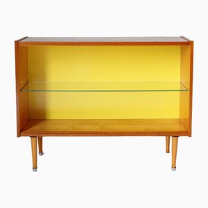 Mid-Century Oak and Glass Cabinet by ZNZ, 1962
